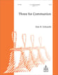 Three For Communion Handbell sheet music cover